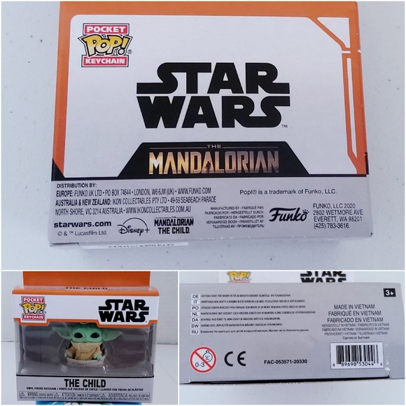 Fucko Star Wars The Child pocket pop Keychain (New) - Picture 4 of 5